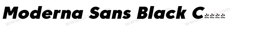 Moderna Sans Black C字体转换